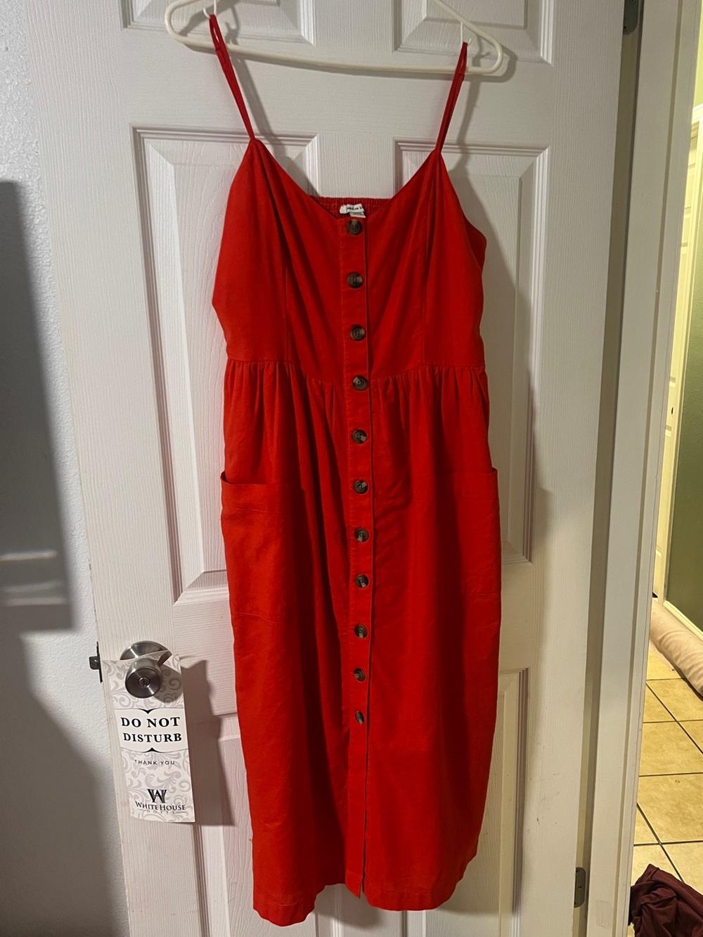 Red American Eagle midi dress - Picture 1 of 3